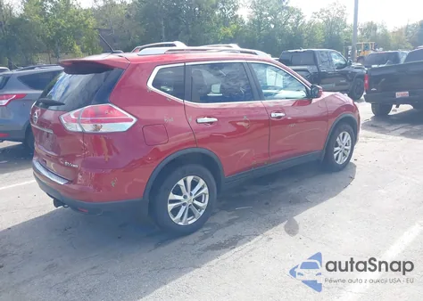 2016 Nissan Rogue Sv из США, поврежденный, VIN KNMAT2MVXGP699359